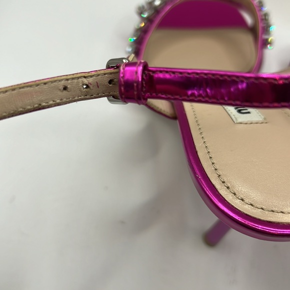 Miu Miu Women's Jewel Strappy High-Heel Sandals size 6 - Picture 4 of 16